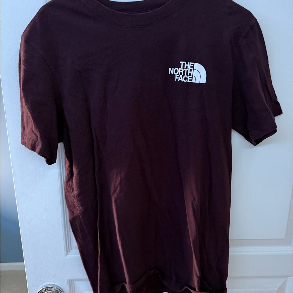 The North Face Red Short Sleeve Tee Classic Crew Neck